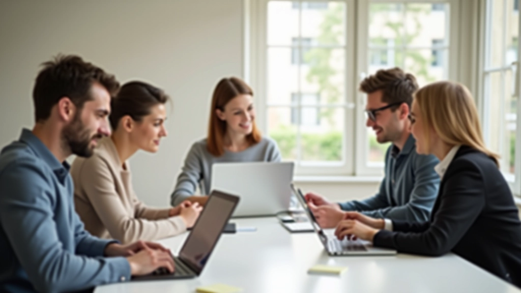 Notre équipe travaillant ensemble pour documenter les histoires de réussite